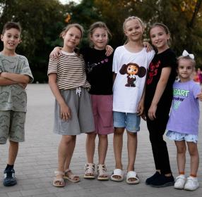Дети в парке "АДК "Аркадия"